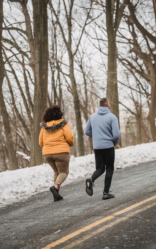 Romp n' Roll of Willow Grove suggests implementing exercise outside as a way to maintain healthy self-care practices for parents.