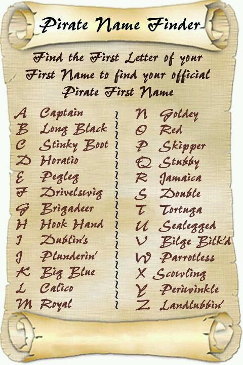 pirate name finder