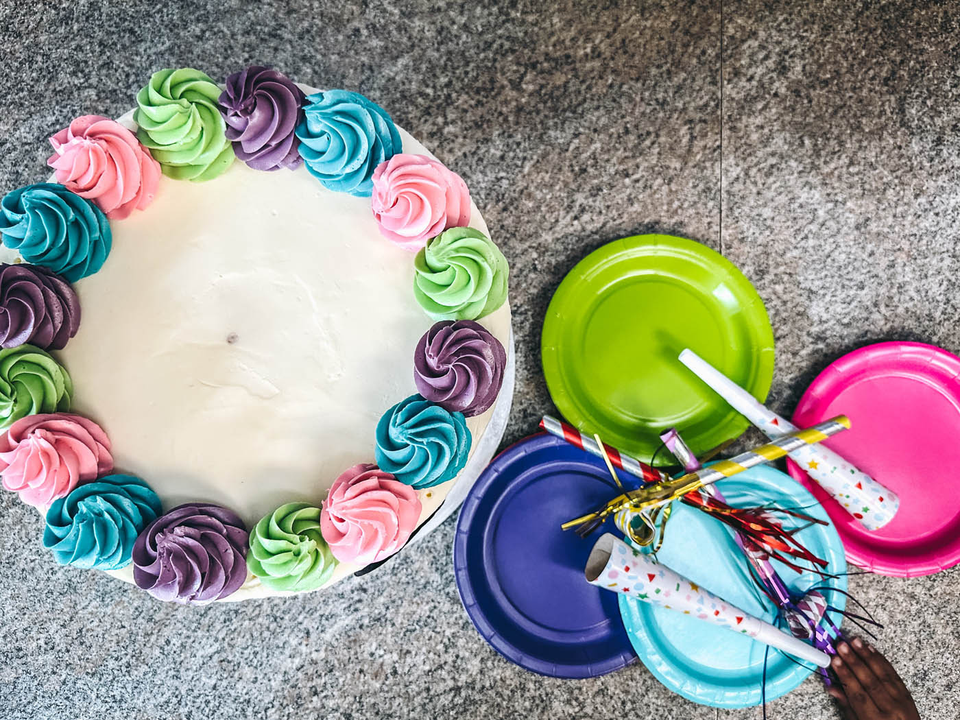 
				An image of birthday supplies at Romp n' Roll - book your party today and experience the joy it brings.
			