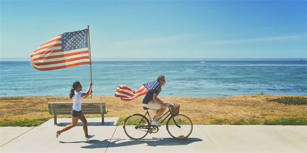 american flags