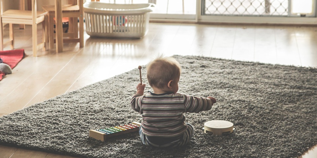 drumming baby