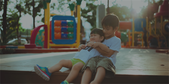 boys in playground